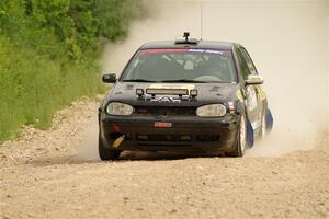 Chase Blakely / Mike Callaway VW GTI on SS4, Hollow Woodtick.