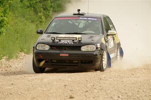 Chase Blakely / Mike Callaway VW GTI on SS4, Hollow Woodtick.