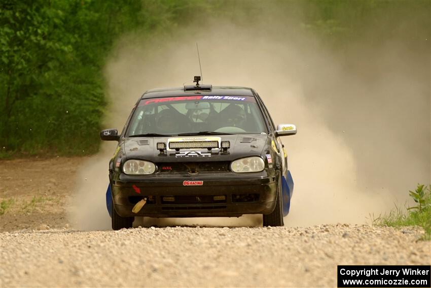 Chase Blakely / Mike Callaway VW GTI on SS4, Hollow Woodtick.