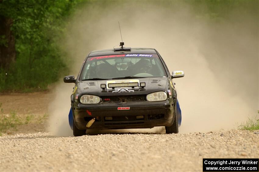 Chase Blakely / Mike Callaway VW GTI on SS4, Hollow Woodtick.