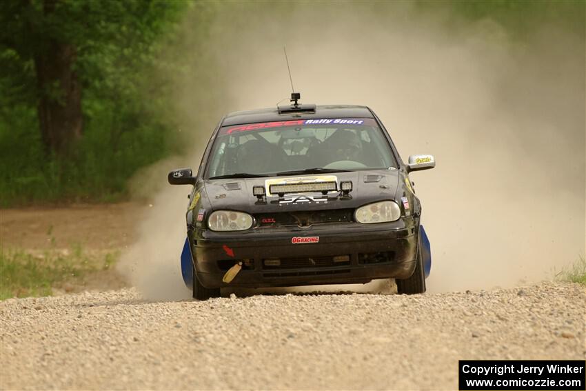 Chase Blakely / Mike Callaway VW GTI on SS4, Hollow Woodtick.