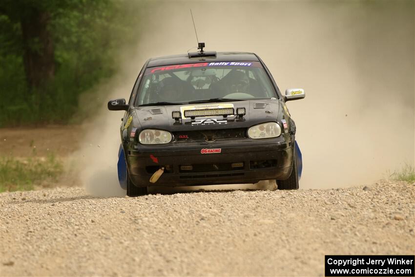 Chase Blakely / Mike Callaway VW GTI on SS4, Hollow Woodtick.