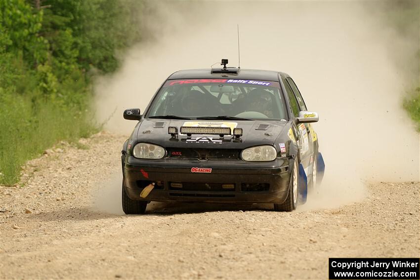 Chase Blakely / Mike Callaway VW GTI on SS4, Hollow Woodtick.