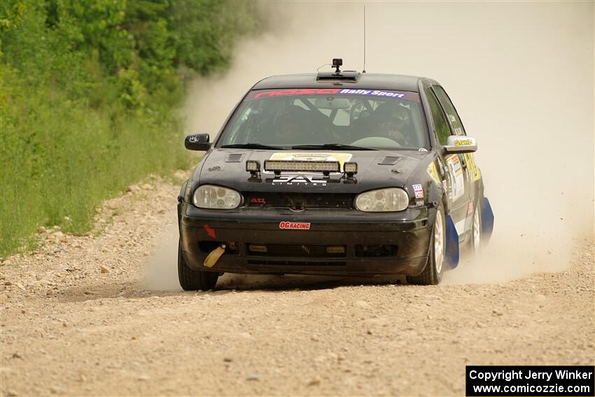 Chase Blakely / Mike Callaway VW GTI on SS4, Hollow Woodtick.