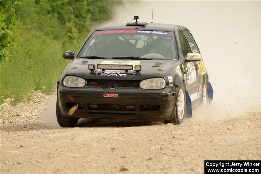 Chase Blakely / Mike Callaway VW GTI on SS4, Hollow Woodtick.