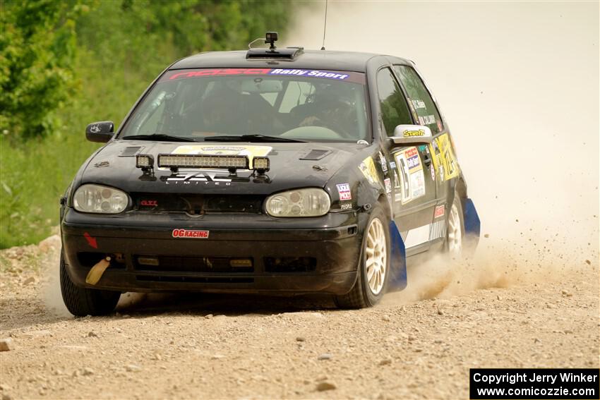 Chase Blakely / Mike Callaway VW GTI on SS4, Hollow Woodtick.