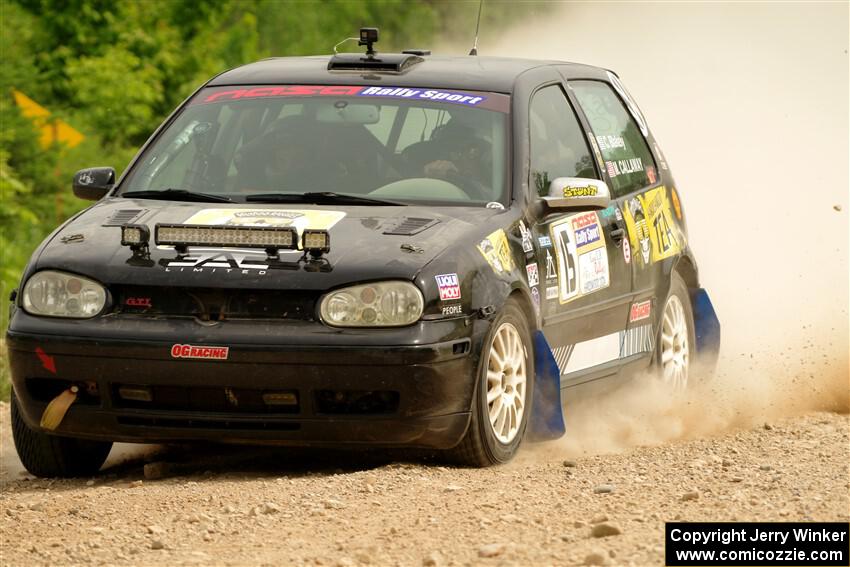 Chase Blakely / Mike Callaway VW GTI on SS4, Hollow Woodtick.