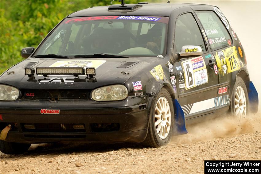 Chase Blakely / Mike Callaway VW GTI on SS4, Hollow Woodtick.