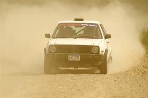 Josh Nykanen / Connor Himes VW GTI on SS4, Hollow Woodtick.