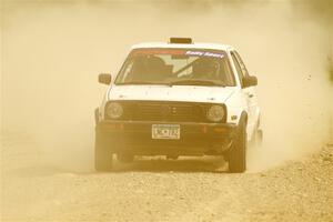 Josh Nykanen / Connor Himes VW GTI on SS4, Hollow Woodtick.