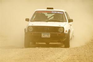 Josh Nykanen / Connor Himes VW GTI on SS4, Hollow Woodtick.