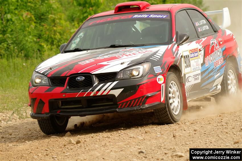 Andrew Layton / Joe Layton Subaru Impreza on SS4, Hollow Woodtick.