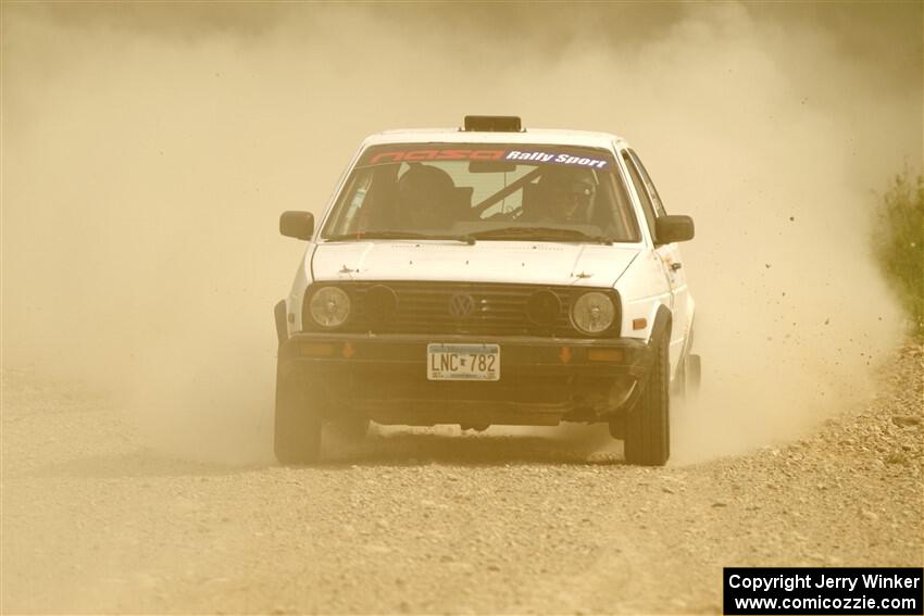 Josh Nykanen / Connor Himes VW GTI on SS4, Hollow Woodtick.