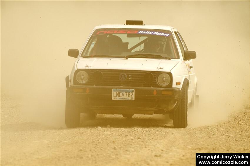 Josh Nykanen / Connor Himes VW GTI on SS4, Hollow Woodtick.