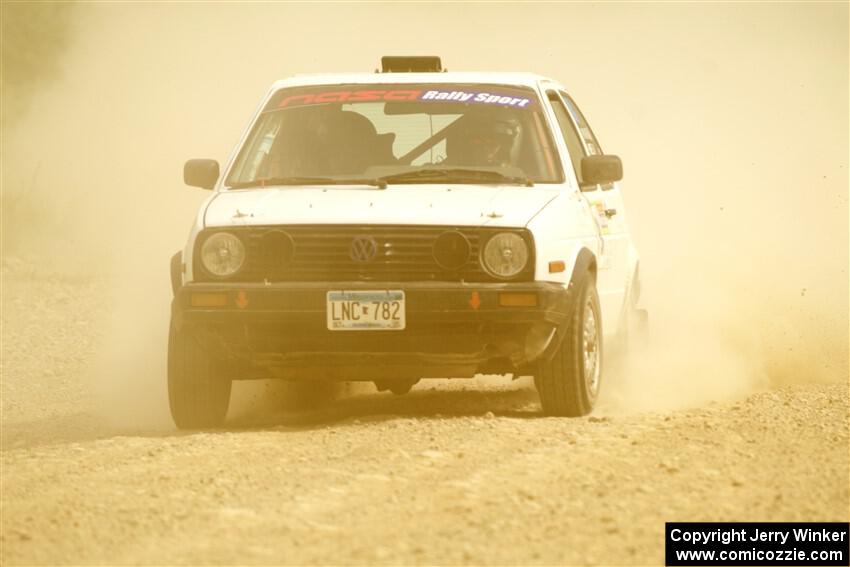 Josh Nykanen / Connor Himes VW GTI on SS4, Hollow Woodtick.