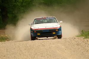 Kris Pfotenhauer / Lynn Hartman Porsche 944 on SS4, Hollow Woodtick.