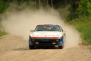 Kris Pfotenhauer / Lynn Hartman Porsche 944 on SS4, Hollow Woodtick.