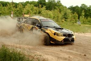 Colin Schulz / Jason Hack Subaru WRX STi on SS5, Chainsaw Junction.