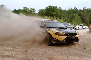 Colin Schulz / Jason Hack Subaru WRX STi on SS5, Chainsaw Junction.