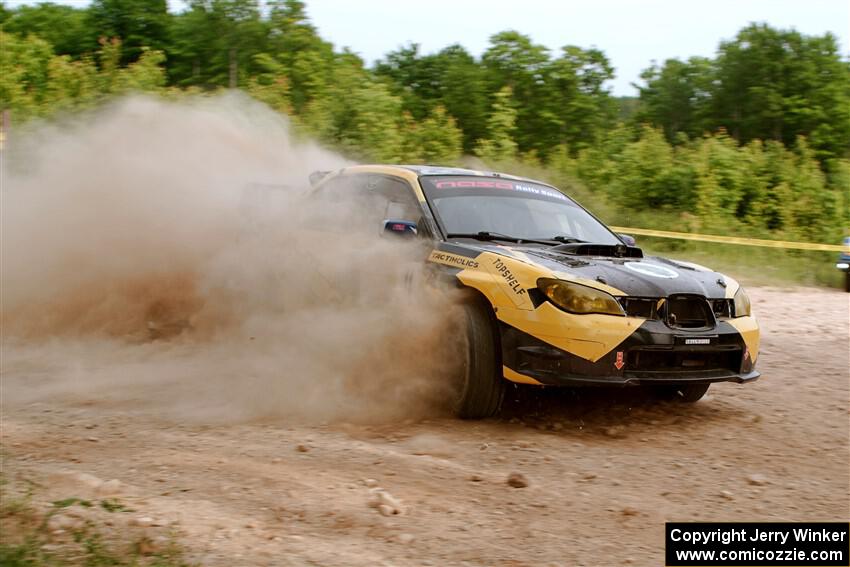 Colin Schulz / Jason Hack Subaru WRX STi on SS5, Chainsaw Junction.