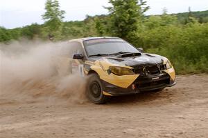 Colin Schulz / Jason Hack Subaru WRX STi on SS5, Chainsaw Junction.