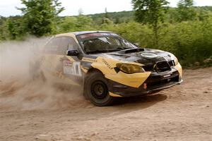 Colin Schulz / Jason Hack Subaru WRX STi on SS5, Chainsaw Junction.