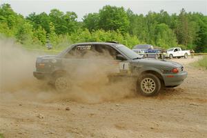 Dexter Clark / Bryce Proseus Nissan Sentra SE-R on SS5, Chainsaw Junction.