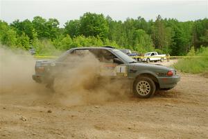 Dexter Clark / Bryce Proseus Nissan Sentra SE-R on SS5, Chainsaw Junction.