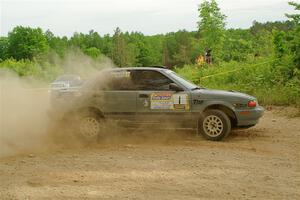 Dexter Clark / Bryce Proseus Nissan Sentra SE-R on SS5, Chainsaw Junction.