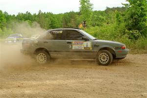 Dexter Clark / Bryce Proseus Nissan Sentra SE-R on SS5, Chainsaw Junction.