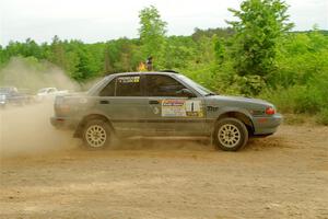 Dexter Clark / Bryce Proseus Nissan Sentra SE-R on SS5, Chainsaw Junction.