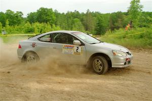 Derek Denti / Josh Remmetter Acura RSX on SS5, Chainsaw Junction.