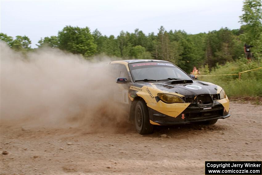 Colin Schulz / Jason Hack Subaru WRX STi on SS5, Chainsaw Junction.