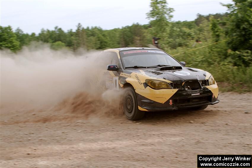 Colin Schulz / Jason Hack Subaru WRX STi on SS5, Chainsaw Junction.