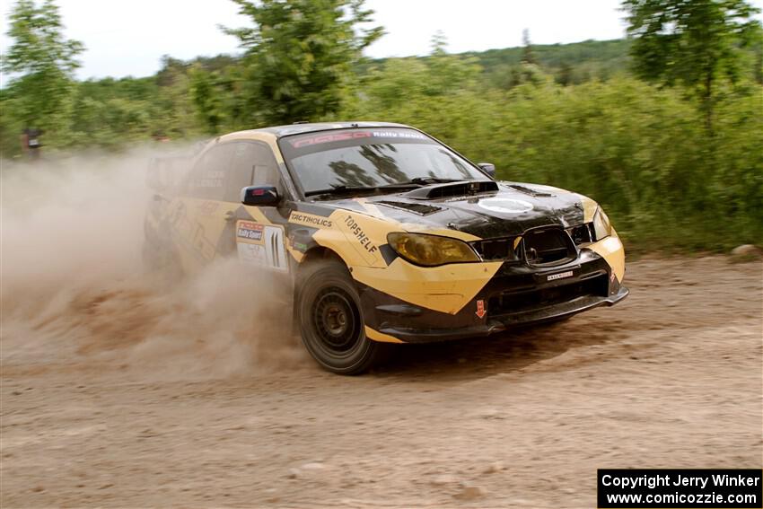 Colin Schulz / Jason Hack Subaru WRX STi on SS5, Chainsaw Junction.