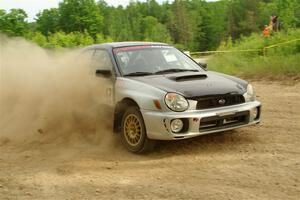 Jonathon Nagel / Chris Woodry Subaru Impreza 2.5RS on SS5, Chainsaw Junction.