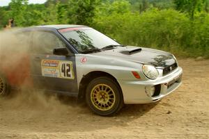 Jonathon Nagel / Chris Woodry Subaru Impreza 2.5RS on SS5, Chainsaw Junction.