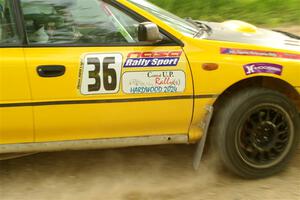 Katie Gingras / Camille Carlson Subaru Impreza on SS5, Chainsaw Junction.