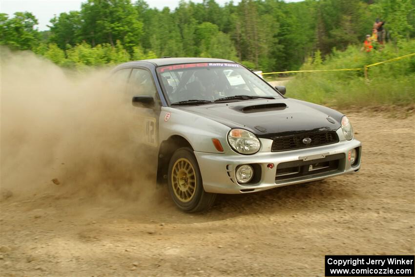 Jonathon Nagel / Chris Woodry Subaru Impreza 2.5RS on SS5, Chainsaw Junction.