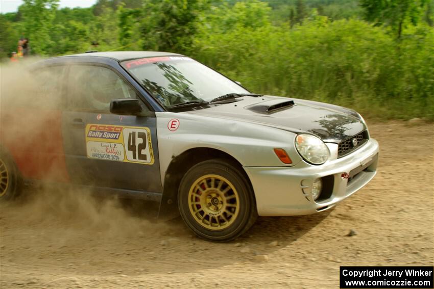 Jonathon Nagel / Chris Woodry Subaru Impreza 2.5RS on SS5, Chainsaw Junction.