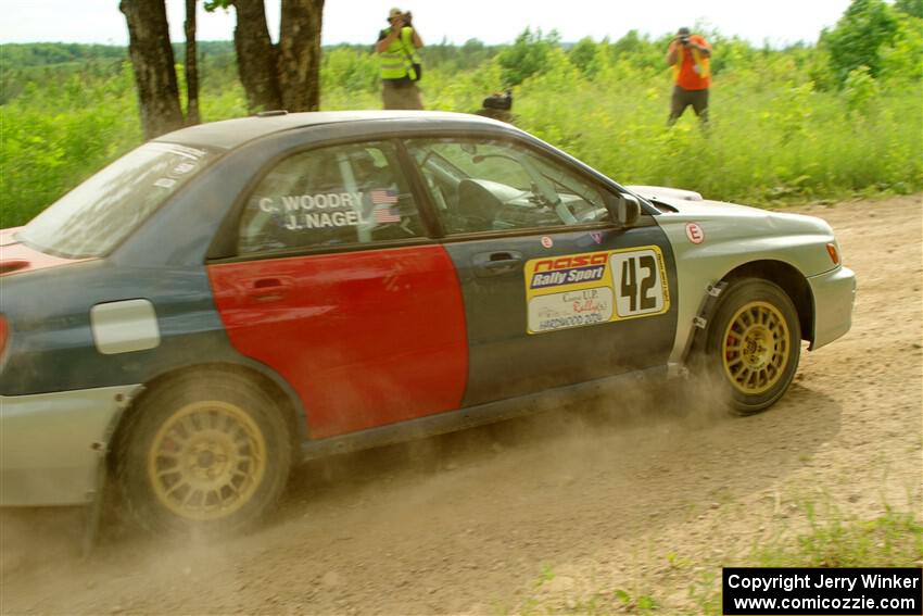 Jonathon Nagel / Chris Woodry Subaru Impreza 2.5RS on SS5, Chainsaw Junction.