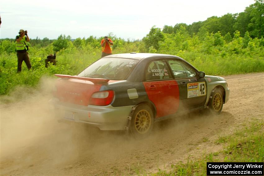 Jonathon Nagel / Chris Woodry Subaru Impreza 2.5RS on SS5, Chainsaw Junction.