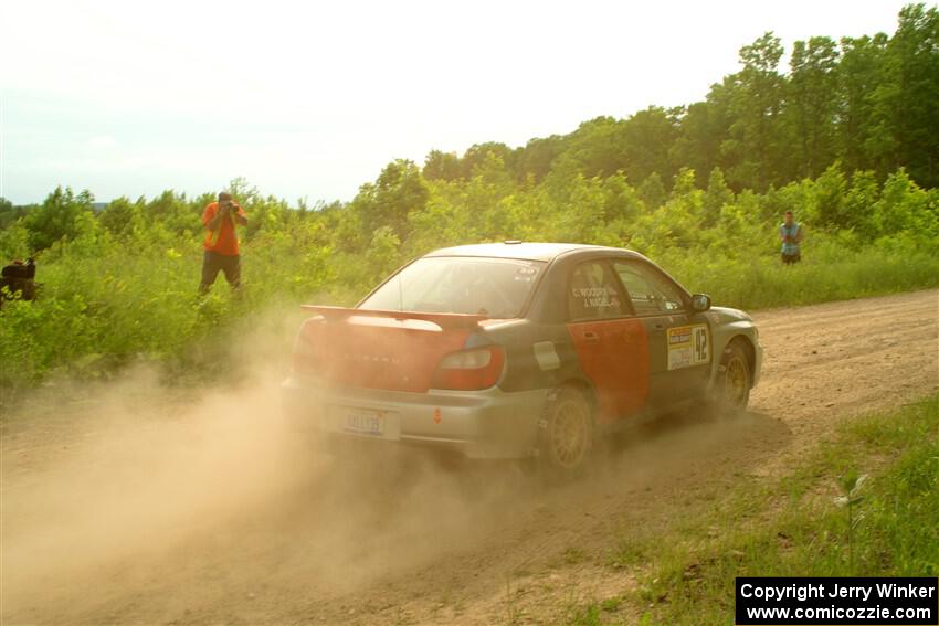 Jonathon Nagel / Chris Woodry Subaru Impreza 2.5RS on SS5, Chainsaw Junction.