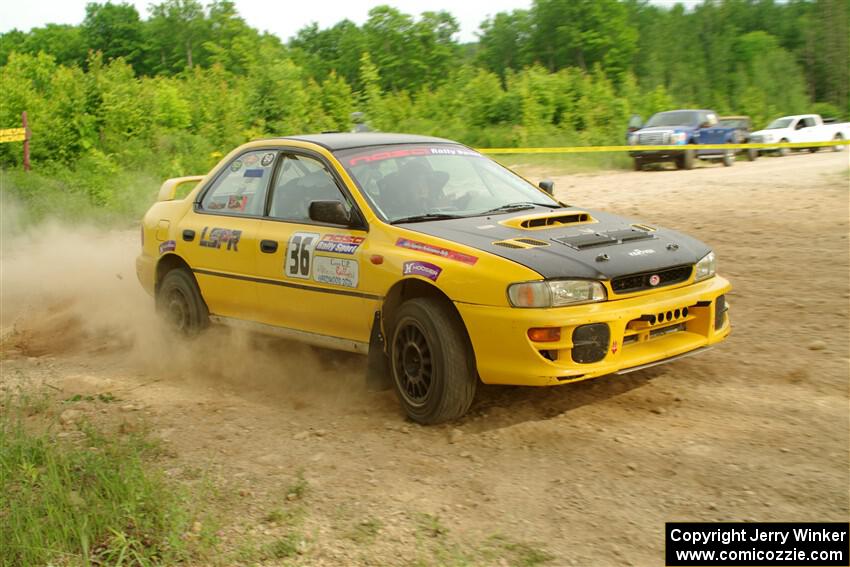 Katie Gingras / Camille Carlson Subaru Impreza on SS5, Chainsaw Junction.