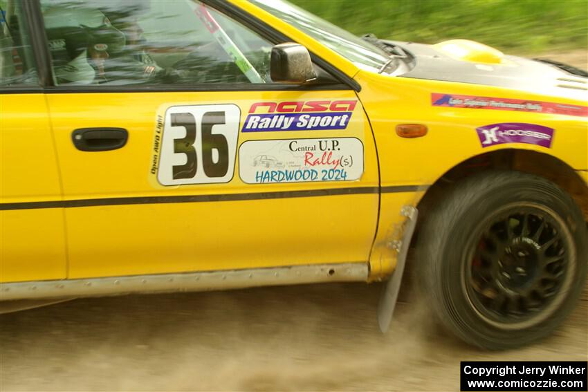 Katie Gingras / Camille Carlson Subaru Impreza on SS5, Chainsaw Junction.