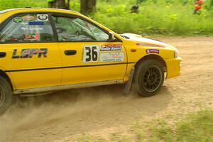 Katie Gingras / Camille Carlson Subaru Impreza on SS5, Chainsaw Junction.