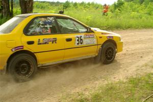 Katie Gingras / Camille Carlson Subaru Impreza on SS5, Chainsaw Junction.