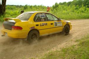 Katie Gingras / Camille Carlson Subaru Impreza on SS5, Chainsaw Junction.