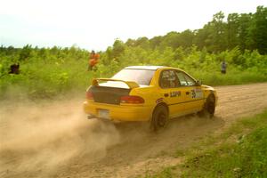 Katie Gingras / Camille Carlson Subaru Impreza on SS5, Chainsaw Junction.