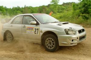 Cross Fedina / Robin Fedina Subaru WRX on SS5, Chainsaw Junction.